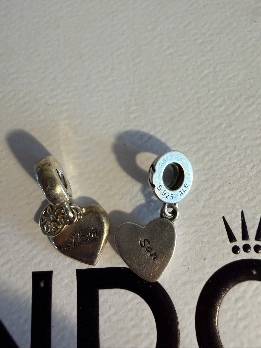 Pandora Mom and Son Charm Bundle